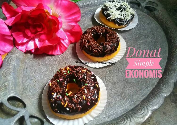 bahan dan cara membuat Donat Simple Ekonomis(No Telur No Ulen)