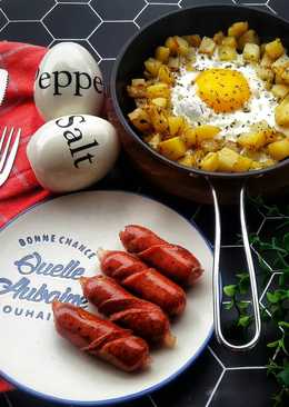 Hashed Brown Potatoes & Eggs