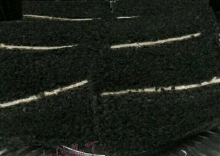 resep lengkap untuk Bolu ketan hitam lapis keju