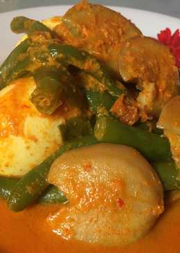 Gulai telur Kampung (kapau)