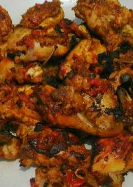 Ayam bakar bumbu balado (pake teflon)
