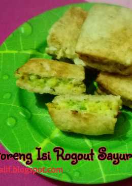 Roti Goreng Isi Rogout Sayur (toddler meal)