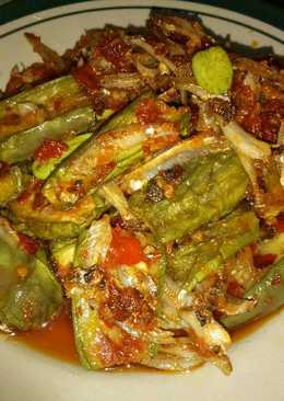 Terong balado teri jengki petai syuka syuka akuh