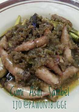 Cumi Asin Sambal Ijo