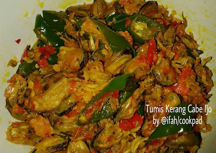 Resep Tumis Kerang Cabe Ijo Dari Dish by Ifah