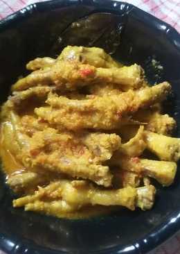 Ceker tulang lunak (bumbu kuning)