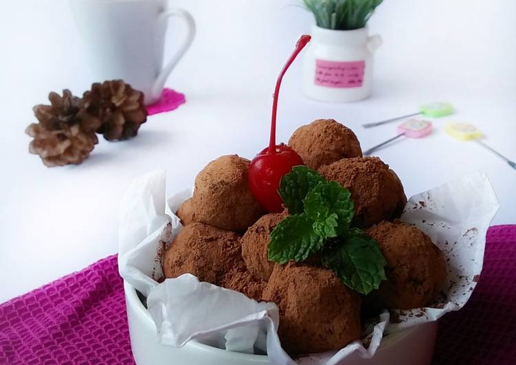 bahan dan cara membuat Choco Truffle #pr_olahancoklat