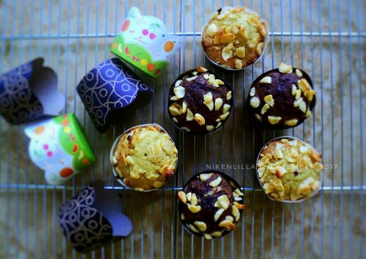 Resep Muffin Coklat & Vanilla - Niken Lila