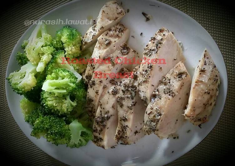 cara membuat Roasted chicken breast