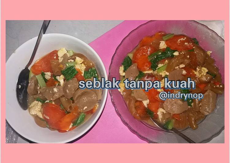 gambar untuk resep makanan Seblak tanpa kuah BY INDRI NOVIANI