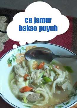 Ca jamur bakso puyuh