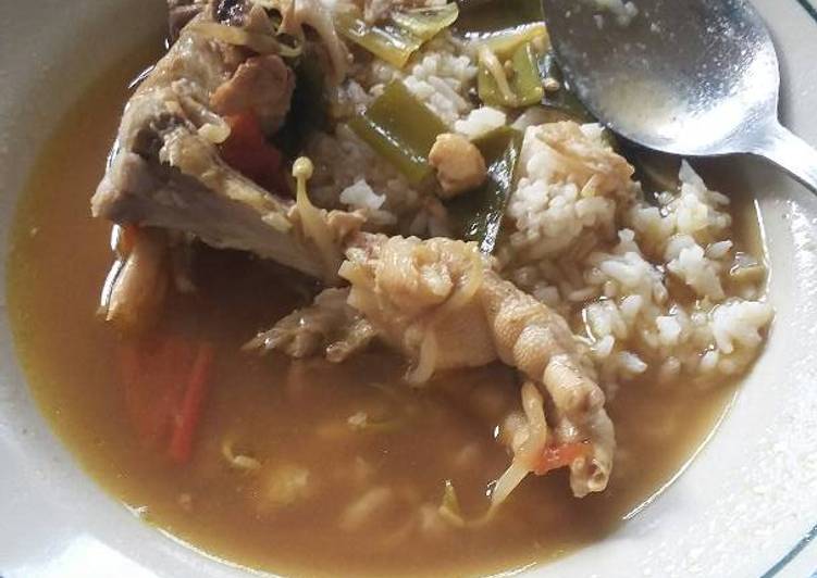 cara membuat Soto ayam ceker ala bunda