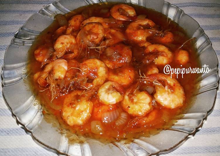 resep masakan Udang saus padang