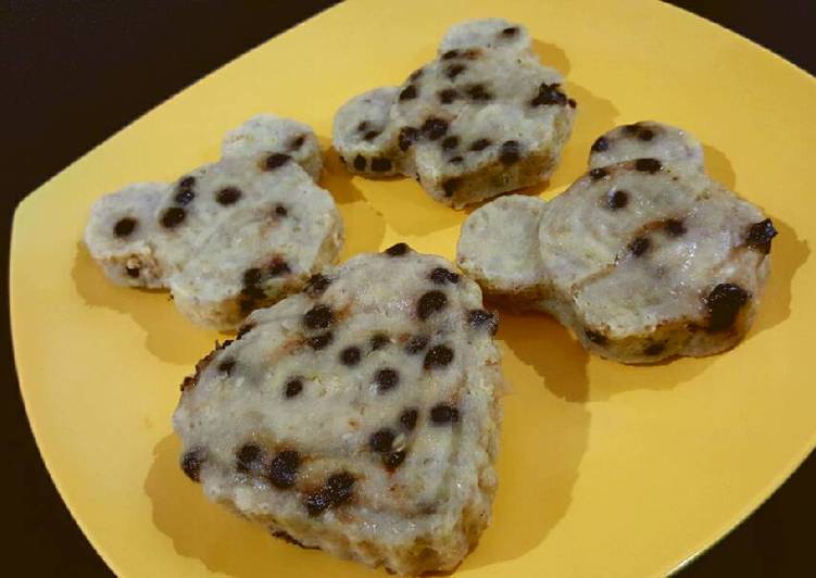 resep Banana oat steam cookies for kids