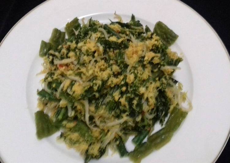 cara membuat Urap sayur