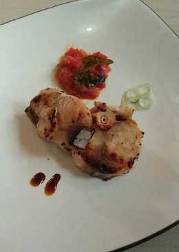 Patin bakar sambel daun jeruk