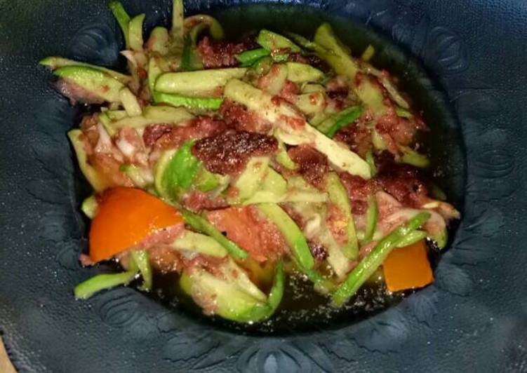 resep Tumis Kornet Labu Siam