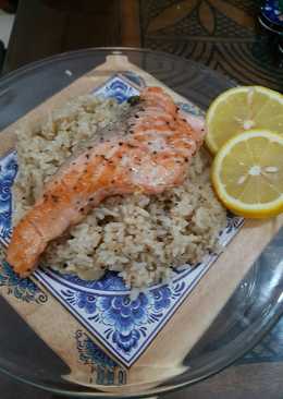 Salmon fried rice