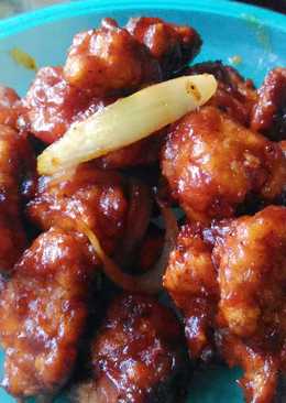 Ayam Crispy Saus Barbeque (Anak kos version)