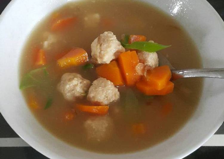 gambar untuk resep Soup bakso babi