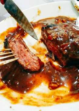 Beef steak saus oriental @foodietopia_