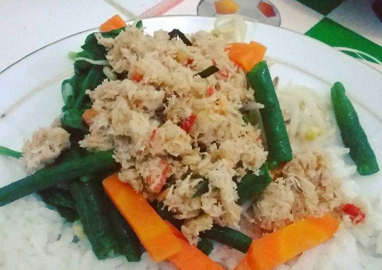 Resep Gudangan/ urap Dari Ines Saraswati