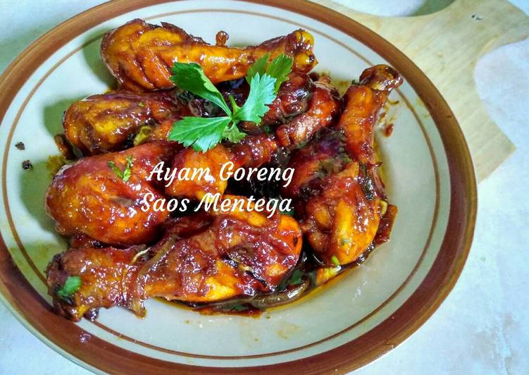 resep masakan Ayam Goreng Saos Mentega