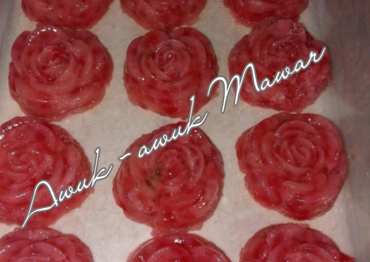 Awuk - awuk Mawar foto resep utama