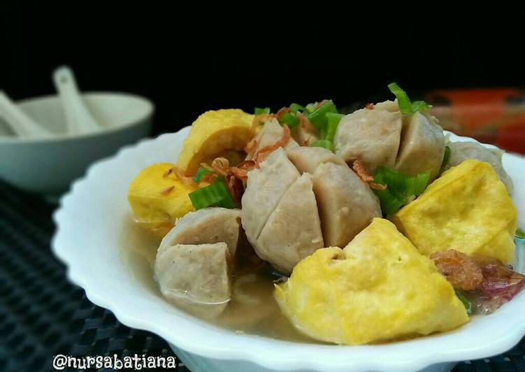 Resep Sop Baso-Tahu Oleh Nur Sabatiana