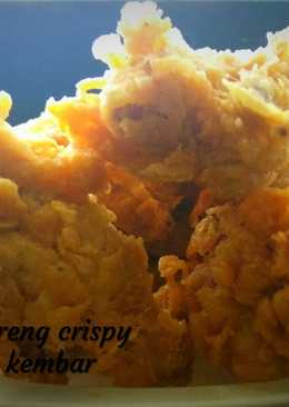 Ayam goreng crispy, kriuknya awet... ðŸ˜