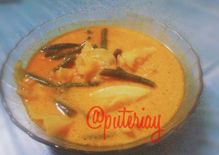 gambar untuk resep Gulai Kapau Kol & Kacang Panjang