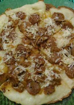 Pizza Teflon Empuk Pinggiran Crispy Tanpa Ulen