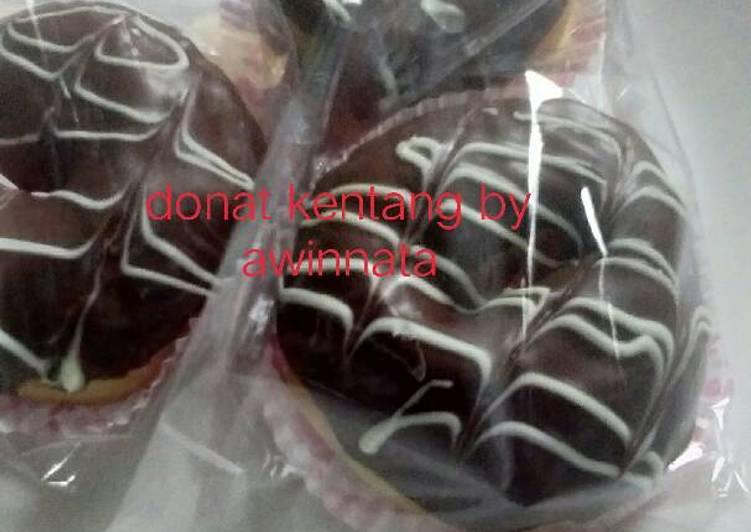 resep lengkap untuk Donat kentang