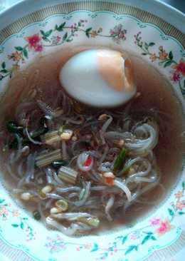 Soto telur sederhana ala anak kost