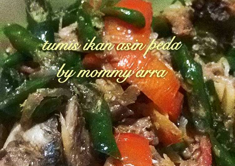 resep Tumis ikan asin peda cabe ijo