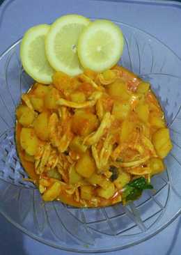 Sambal goreng kentang ayam suwir