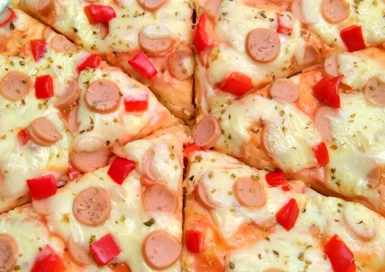 gambar untuk cara membuat Pizza Lembut dan Lumer ala Anita