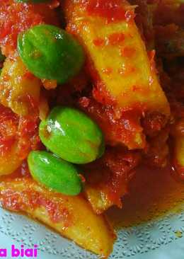 Kentang balado mix pete
