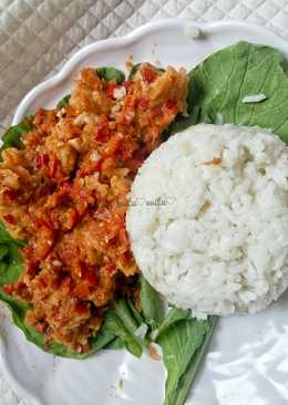 Ayam geprek sambal spesial
