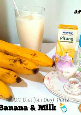 GM Diet (Day 4)- Part 2 - ðŸŒðŸŒ Banana + Milk ðŸ¼ðŸ®