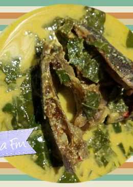 Gulai kepala ikan daun ubi ala fm