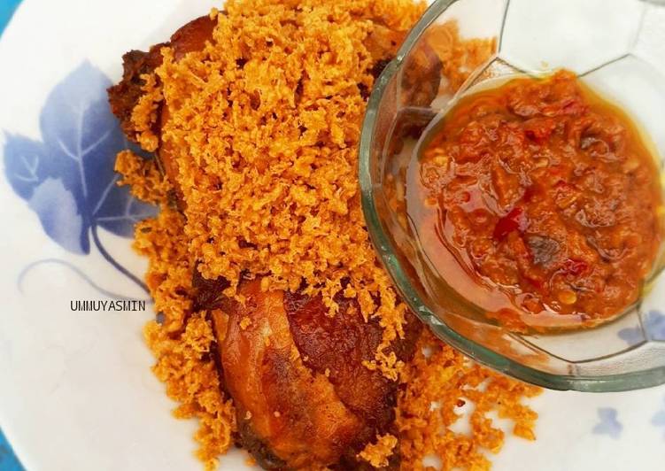 gambar untuk resep makanan Ayam Goreng Kremes/ Ayam Ungkep