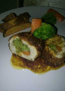 Dada ayam panggang isi brokoli