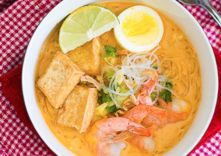 gambar untuk cara membuat Laksa Curry (Udang)