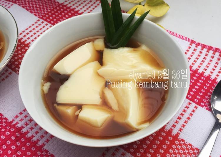 resep masakan Puding kembang tahu