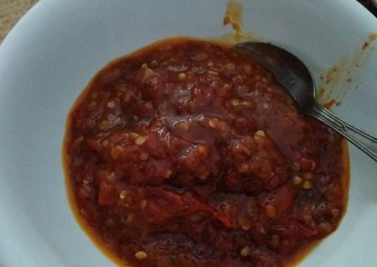 Resep Samba Lado Tarasi (Sambel Terasi) Oleh Meilati Putri Fanita