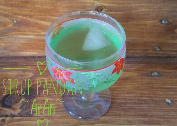 cara membuat Sirup Pandan