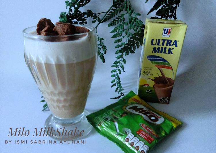 resep masakan Milo MilkShake