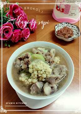 âœ¿ Sup Brokoli & daging sapi âœ¿