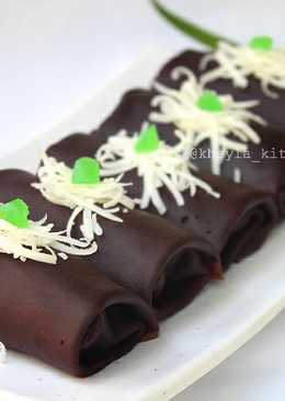 Dadar Gulung Coklat Isi Pisang enak banget @Kheyla